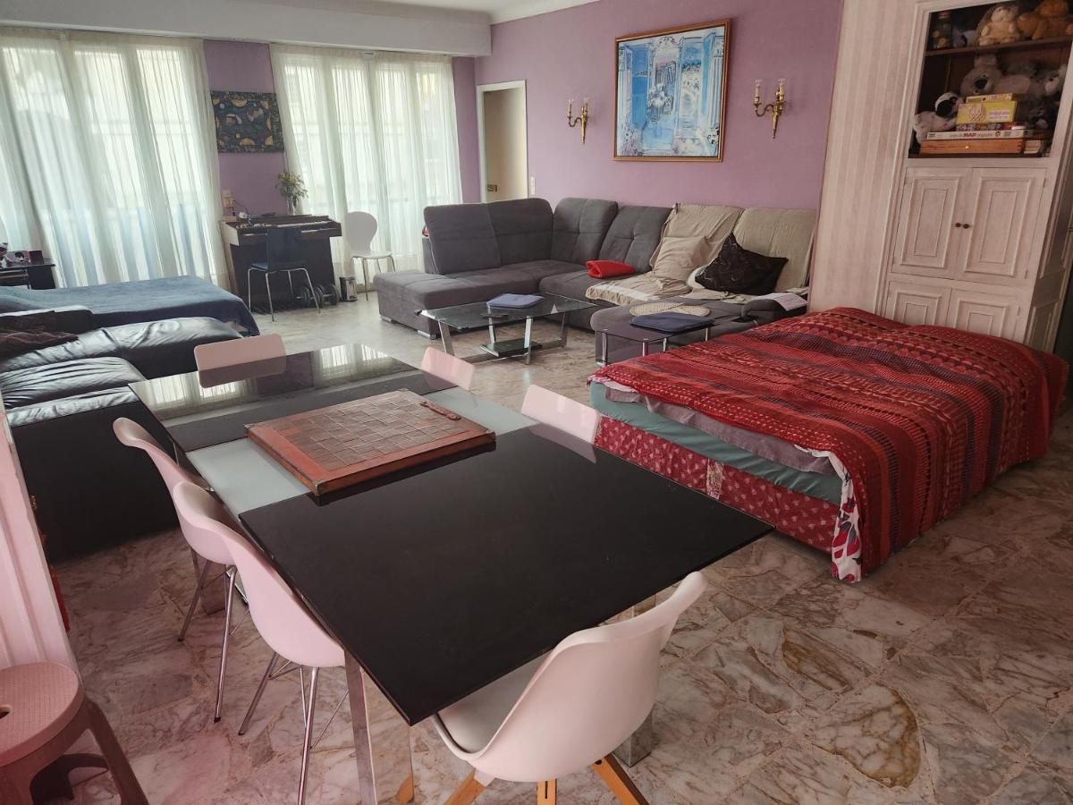 ניס Big Apart 140M2 5Min Walk To Beach Sea &Promenade 3 Double Rooms,Big Living Room 42M2, 3 Showers,9 Beds, Free Parking מראה חיצוני תמונה